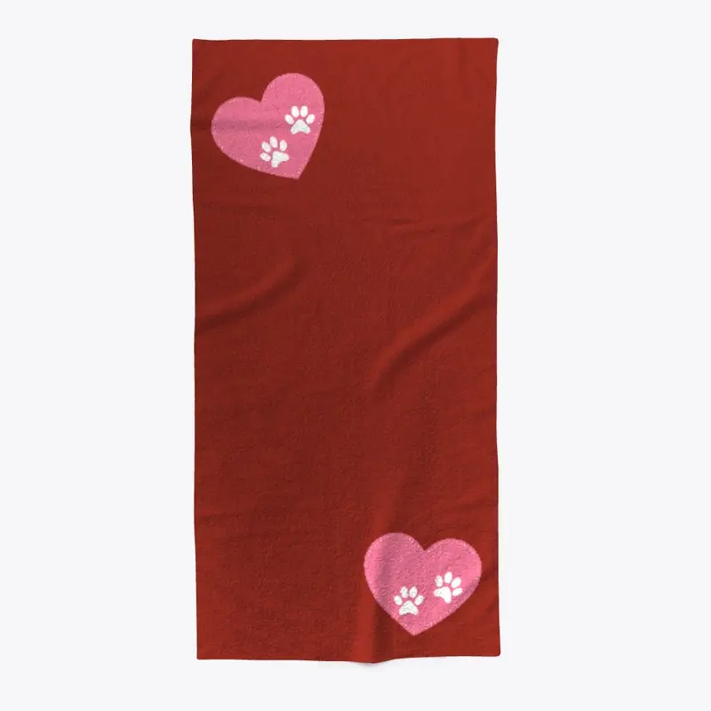 Beach Towel "Puppy Paw"